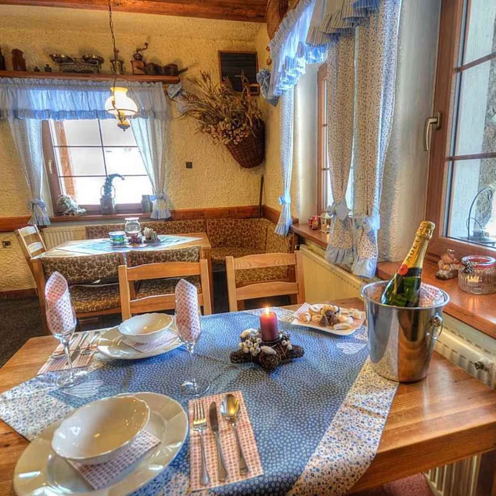 Restaurant interior at Penzion Krakonoš